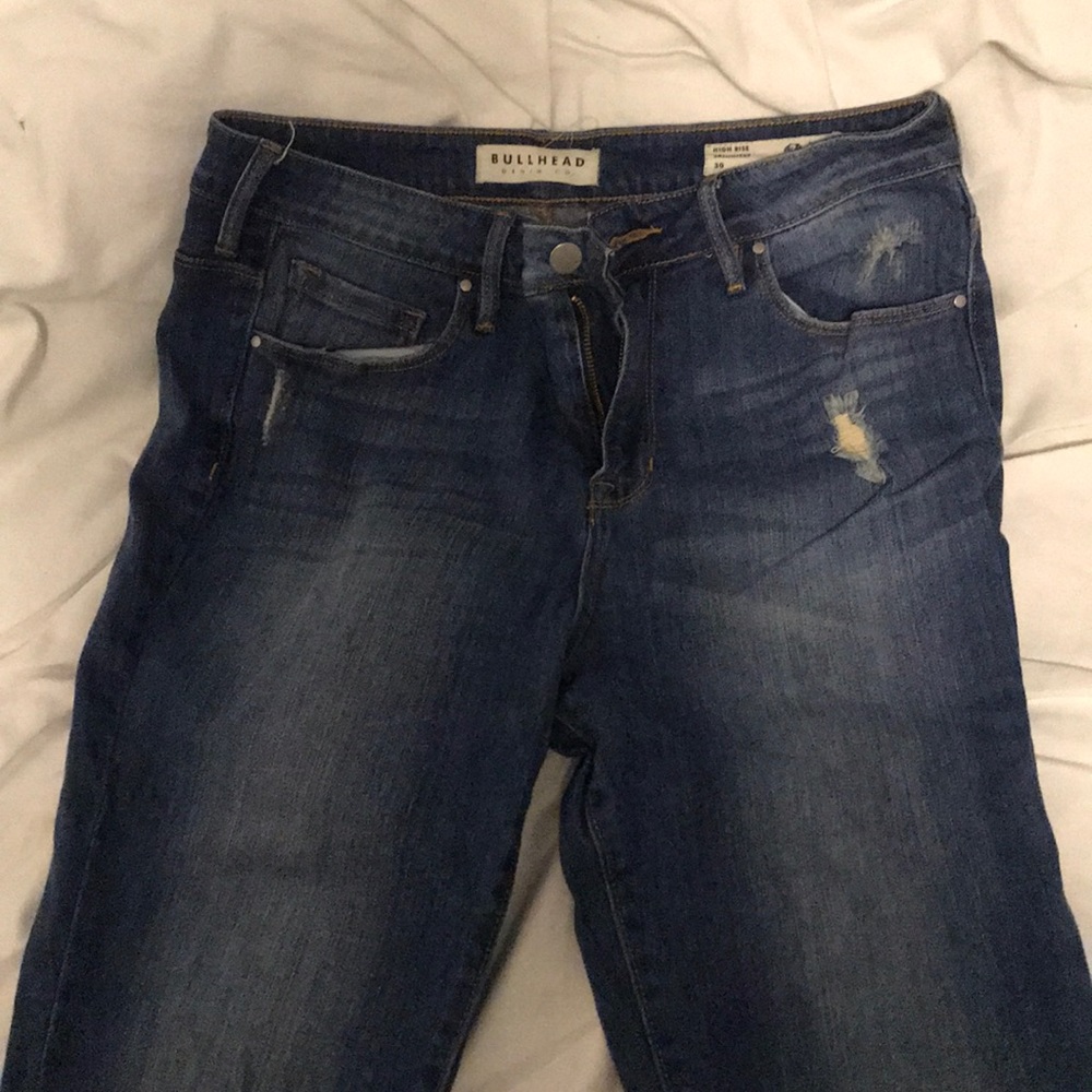 Size 30 high waisted dark denim